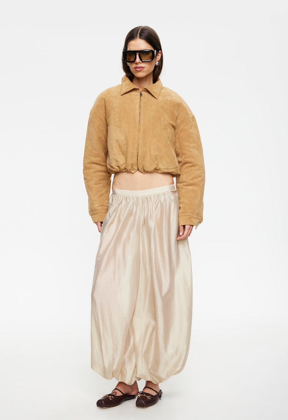 SERRANO BOMBER - CAMEL Lioness Fashion