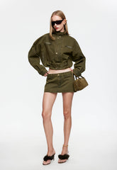 RINATA JACKET - KHAKI Lioness Fashion