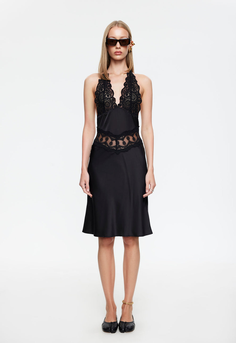 SOLANA MIDI DRESS - ONYX Lioness Fashion