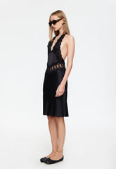 SOLANA MIDI DRESS - ONYX Lioness Fashion
