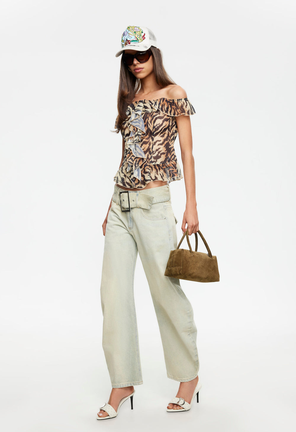 Truffle Ruffle Top - Tiger Lioness Fashion