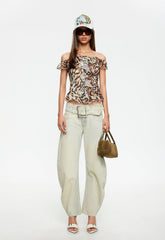 Truffle Ruffle Top - Tiger Lioness Fashion