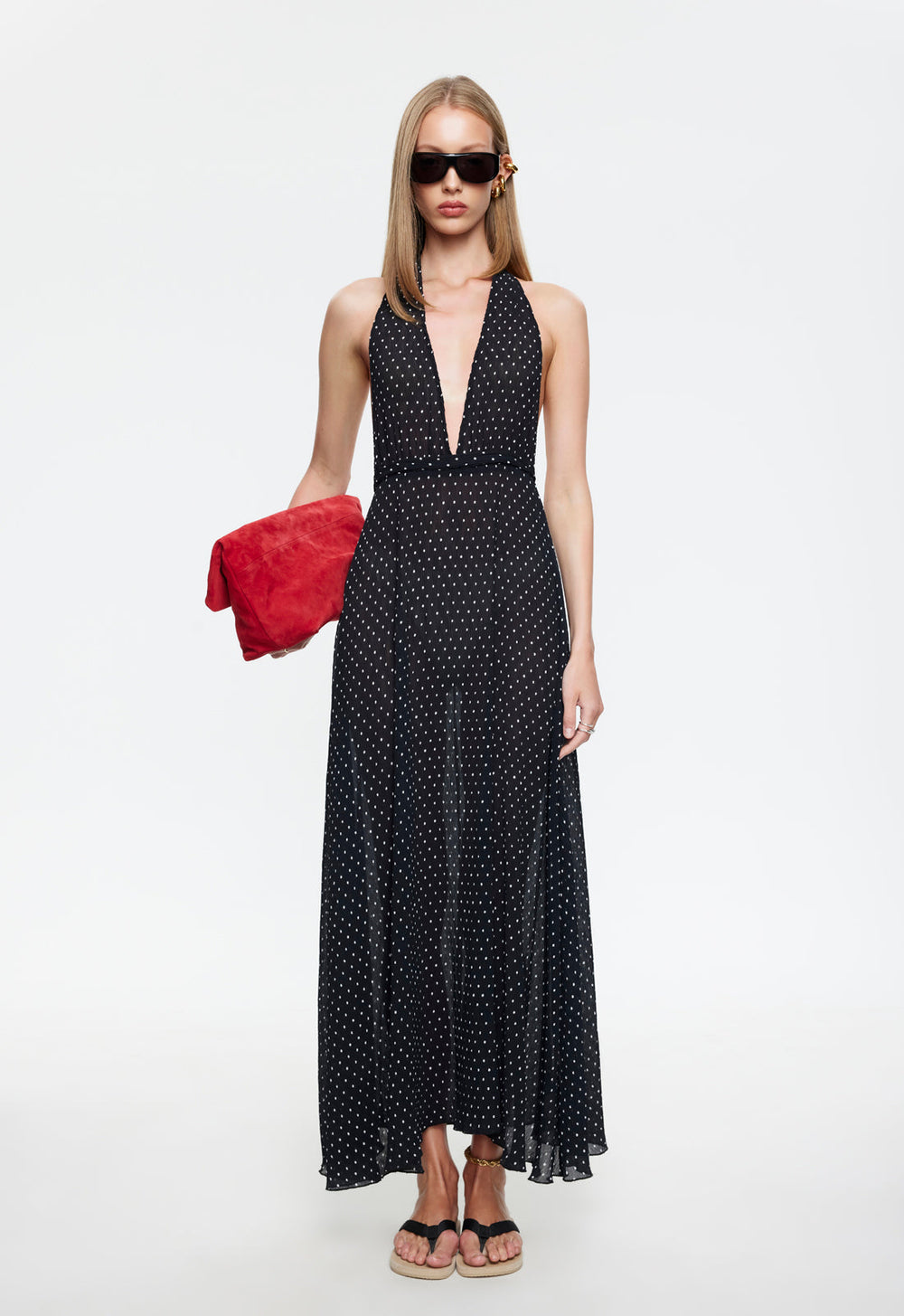 DISTRICT MAXI - ONYX POLKA Lioness Fashion
