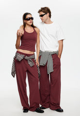 Bloom Pant - Chocolate Wine Stripe Lioness Fashion