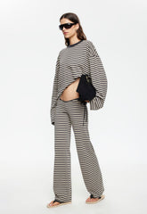 Bloom Tie Pant - Slate Stripe Lioness Fashion
