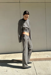 Bloom Tie Pant - Slate Stripe Lioness Fashion