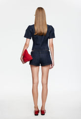 FEMME BLOUSE - DARK DENIM Lioness Fashion