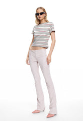 LOFT STRIPE TEE - ASH Lioness Fashion