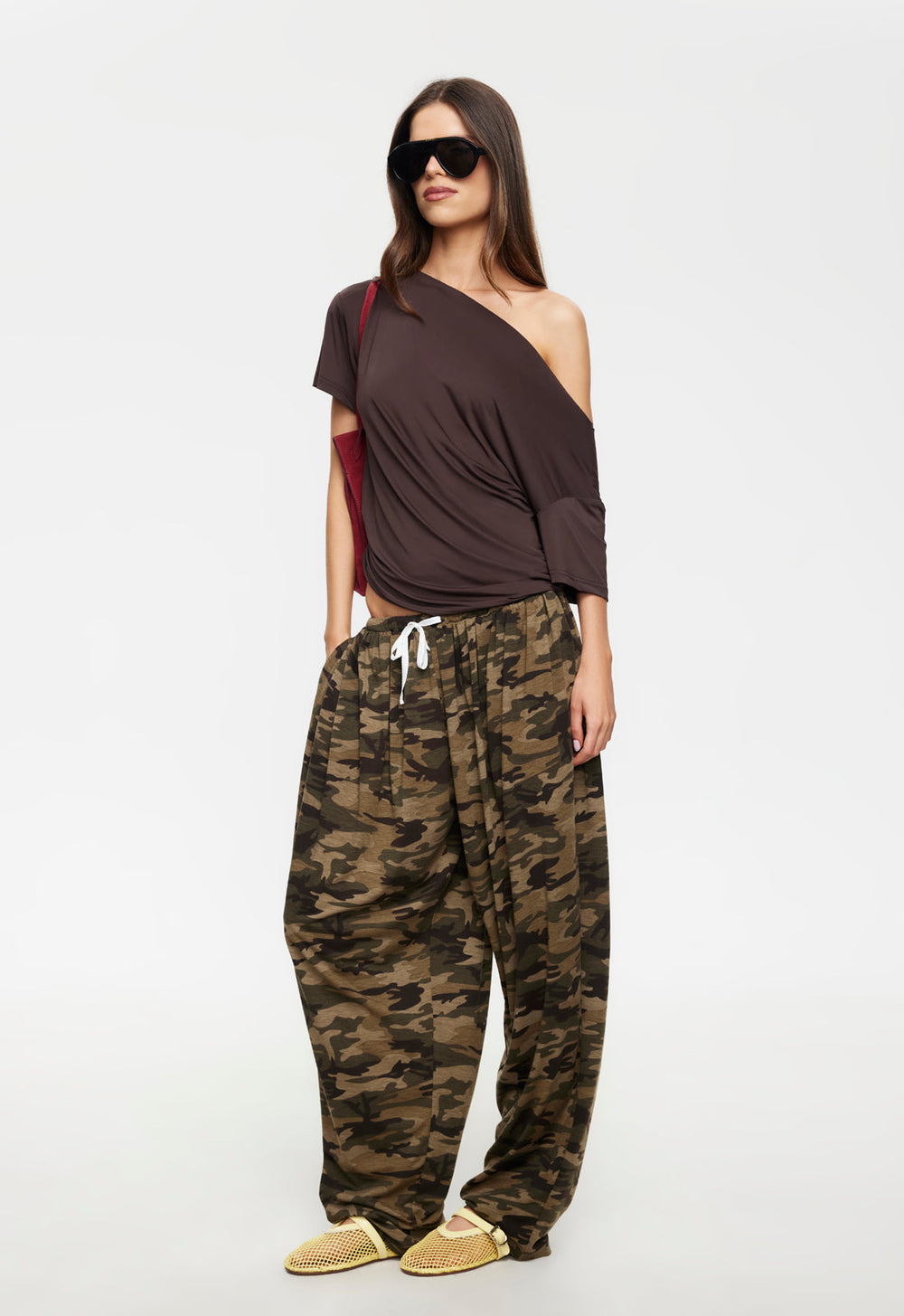 WILDLANDS TEE - CHOCOLATE Lioness Fashion