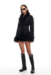 OUI OUI COAT - INK Lioness Fashion