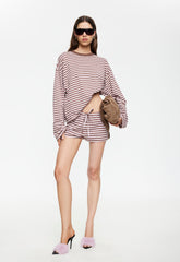 KOURT BLOOMERS - CHOCOLATE BLUSH STRIPE Lioness Fashion