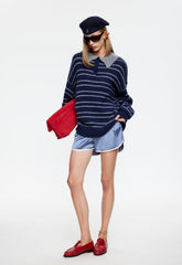 HONEY MINI SHORTS - SLATE BLUE Lioness Fashion