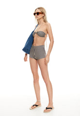 BLOOM BOOTY SHORT - BEIGE STRIPE Lioness Fashion