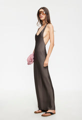 Bare Maxi Dress - Mocca Lioness Fashion