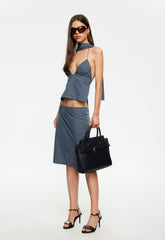 Play On Halter - Navy Lioness Fashion