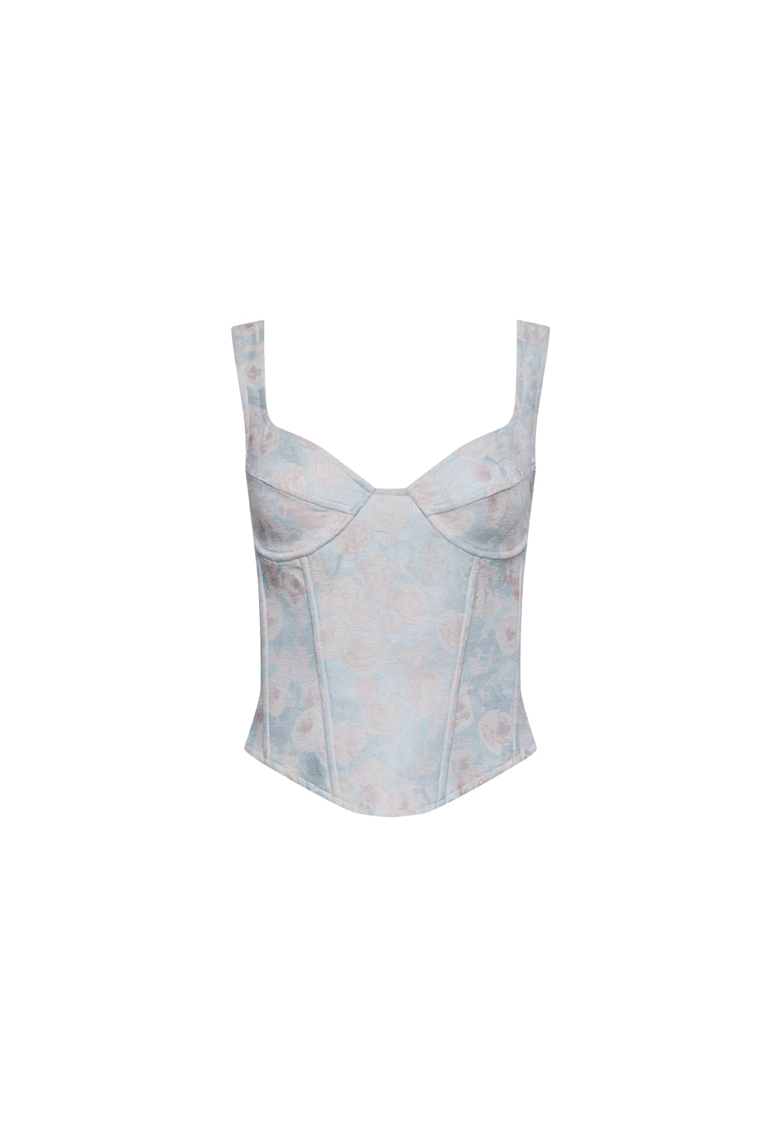Roma Corset - Soft Blue Lioness Fashion