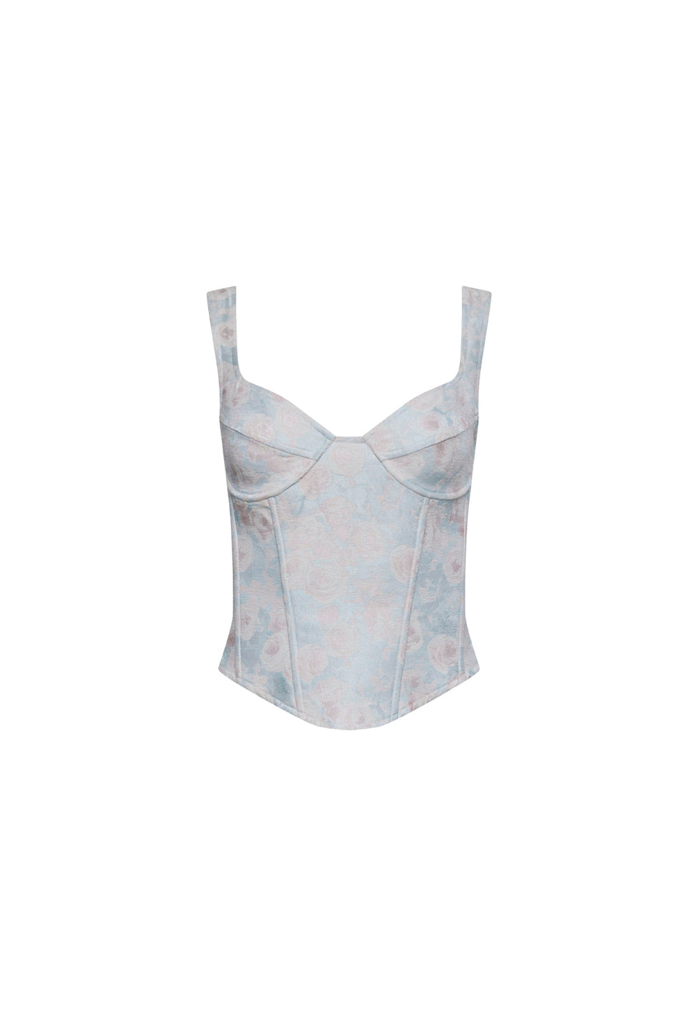 Roma Corset - Soft Blue Lioness Fashion