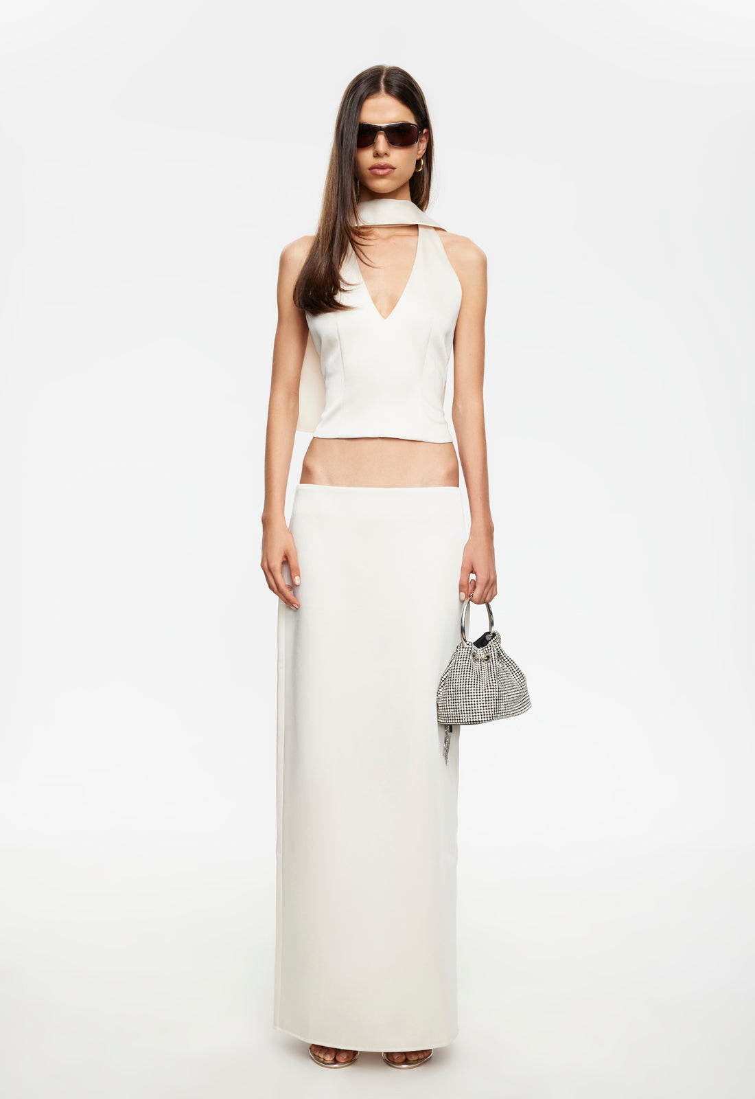 Front Row Halter - Cream Lioness Fashion