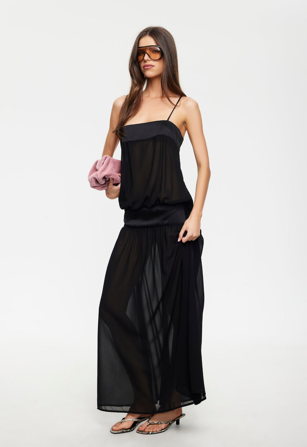 GRACIA MAXI DRESS - NOIR Lioness Fashion