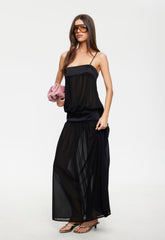 GRACIA MAXI DRESS - NOIR Lioness Fashion