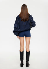 VISTA BOMBER - WASHED NAVY Lioness Fashion