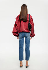 VISTA BOMBER - CRIMSON Lioness Fashion