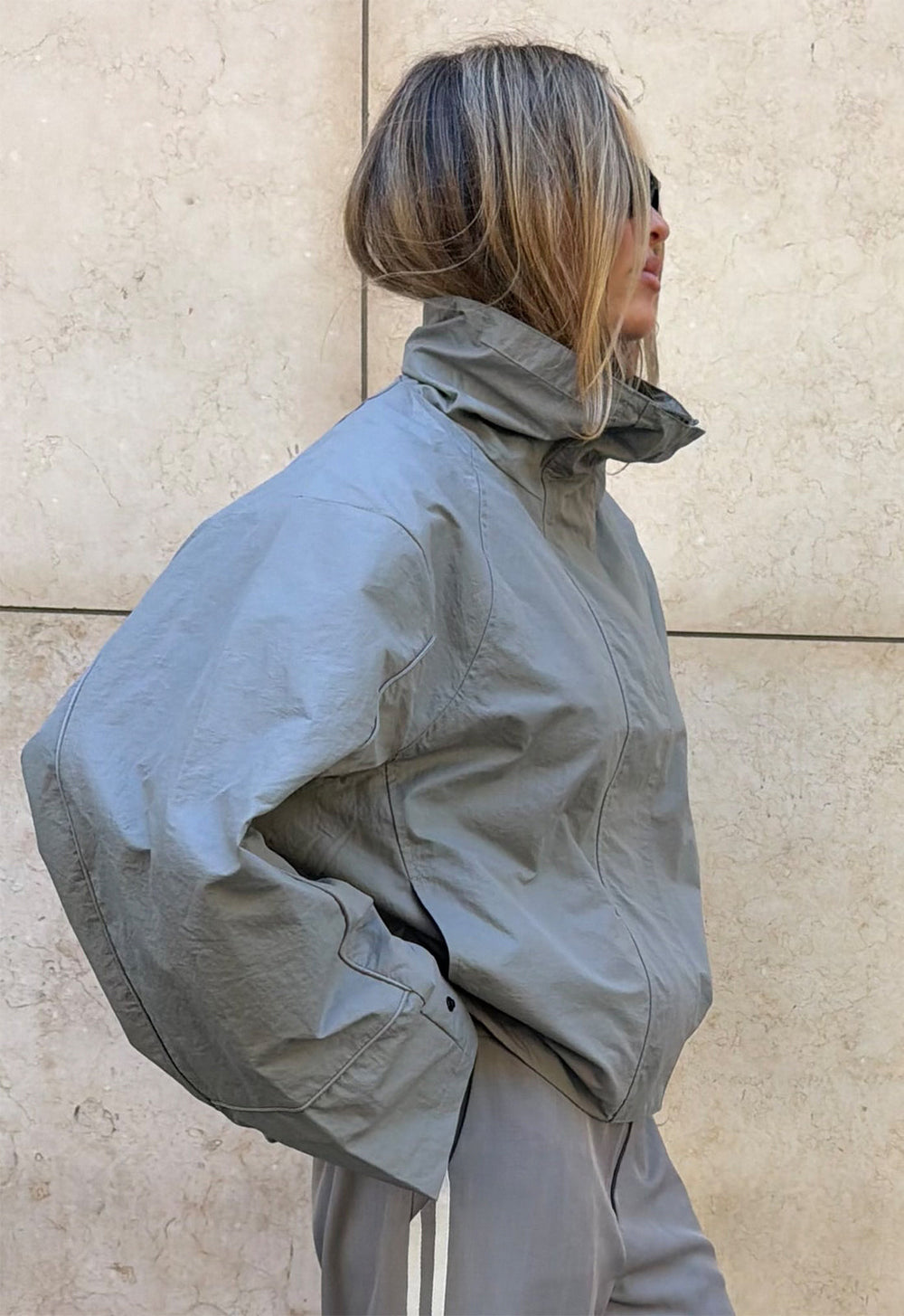SHORELINE WINDBREAKER - SILVER Lioness Fashion