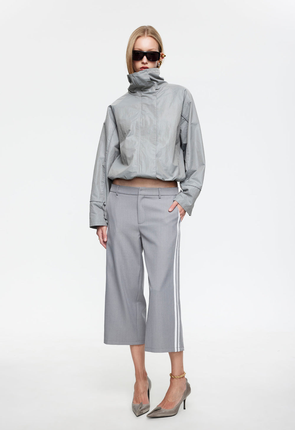SHORELINE WINDBREAKER - SILVER Lioness Fashion