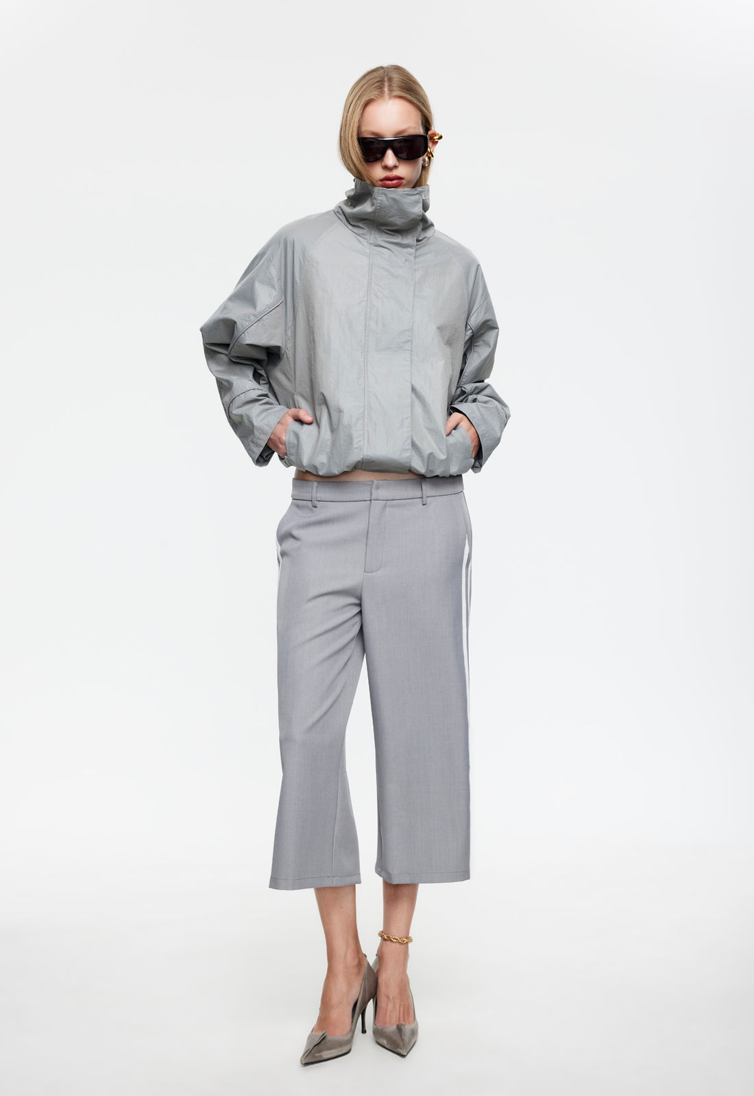SHORELINE WINDBREAKER - SILVER Lioness Fashion