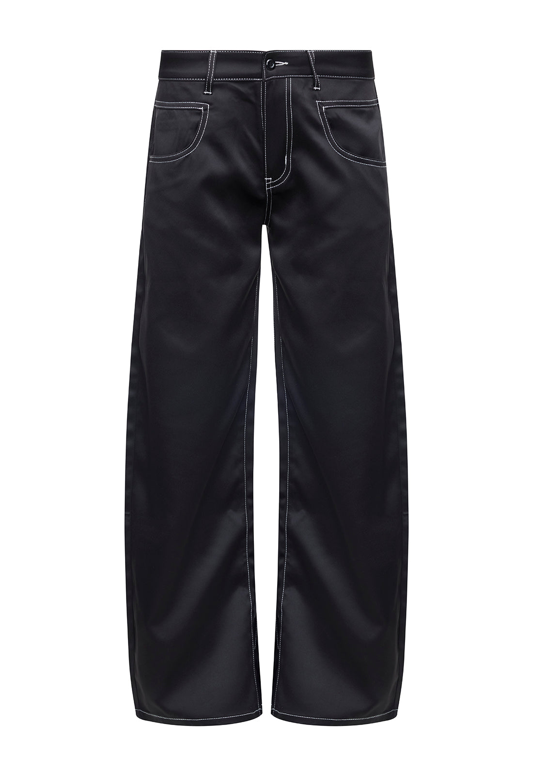 Serenity Satin Pant - Noir Lioness Fashion