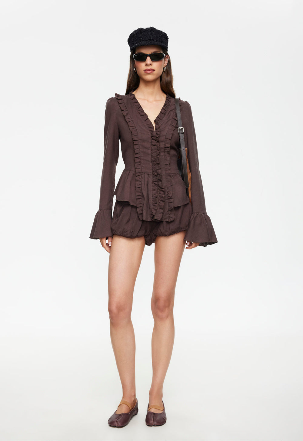 Odette Long Sleeve - Brown Lioness Fashion