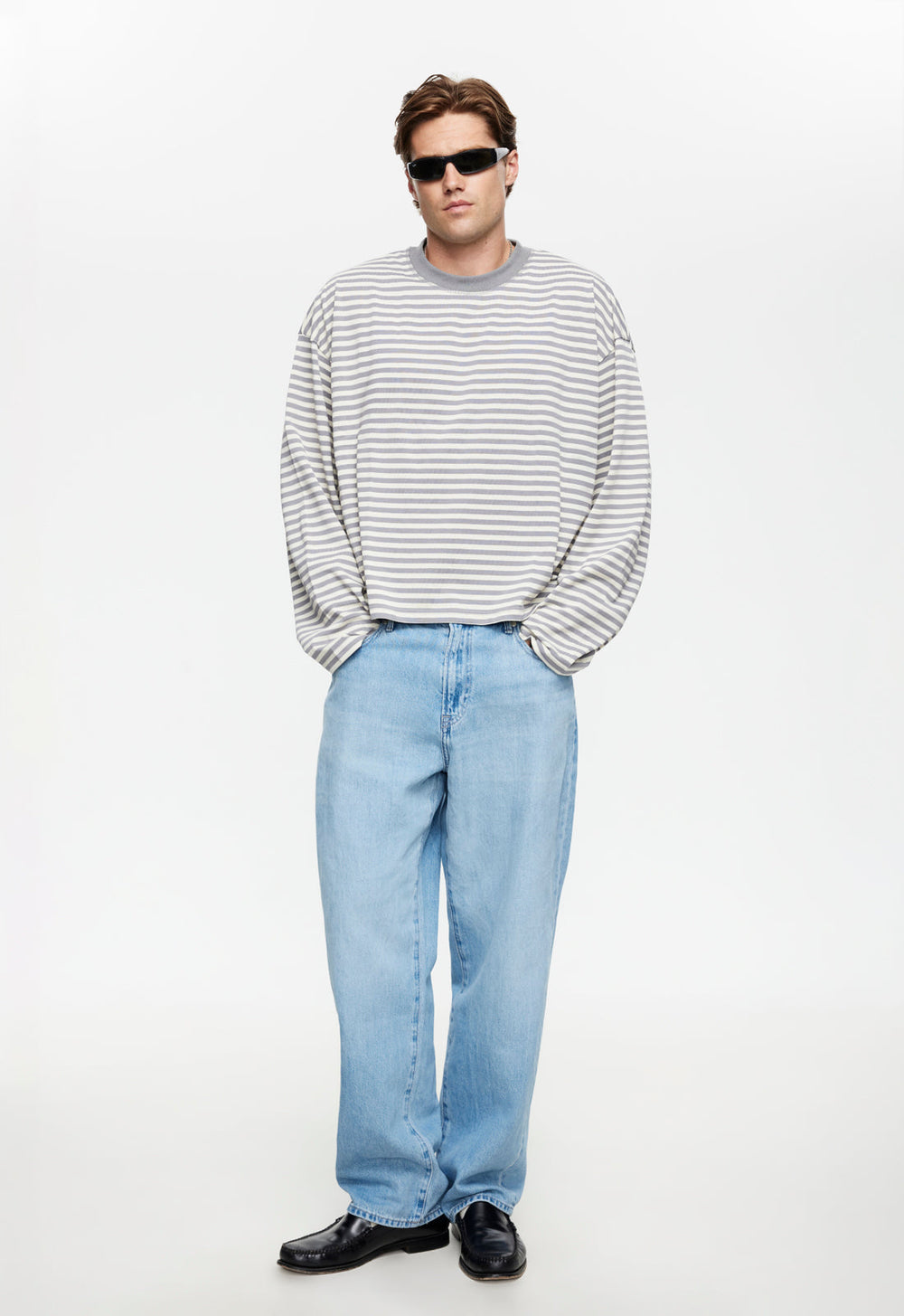 Bloom Long Sleeve - Ash Stripe Lioness Fashion