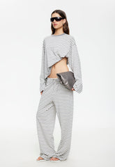 Bloom Long Sleeve - Ash Stripe Lioness Fashion
