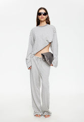 Bloom Long Sleeve - Ash Stripe Lioness Fashion