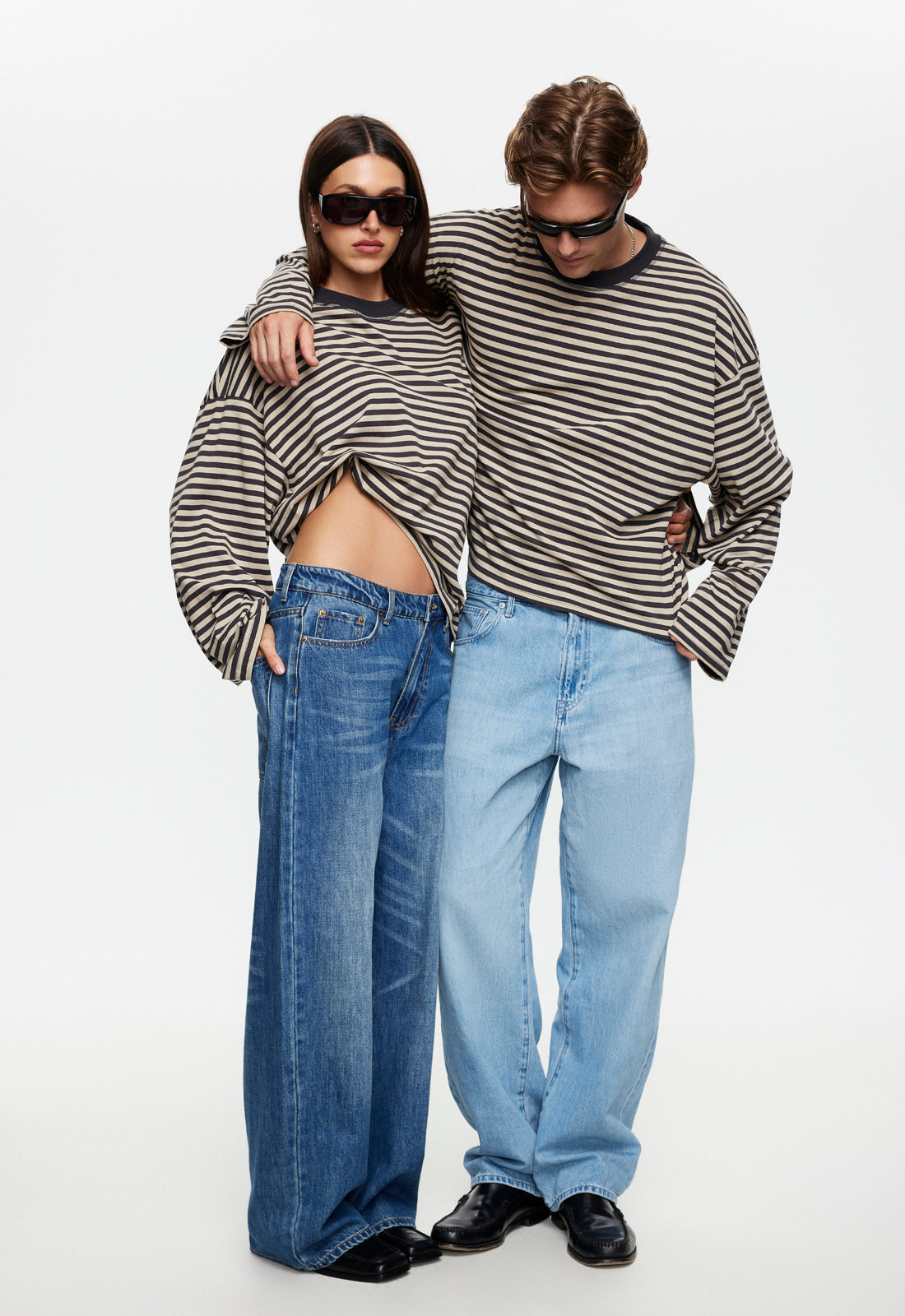 Bloom Long Sleeve - Slate Stripe Lioness Fashion