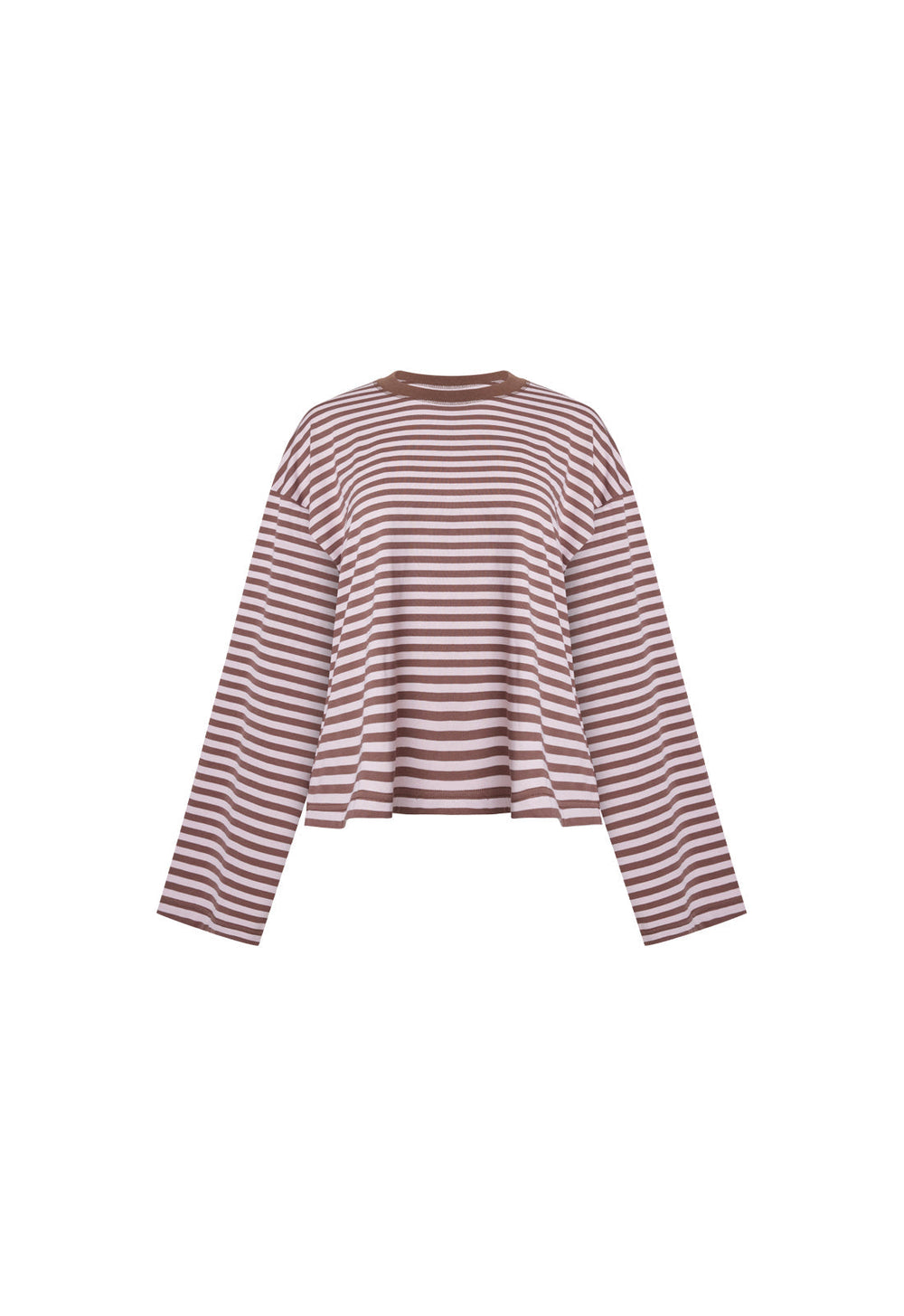 BLOOM LONG SLEEVE - CHOCOLATE BLUSH STRIPE Lioness Fashion
