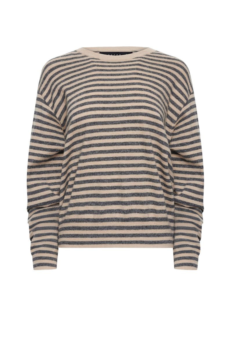 OLSEN KNIT - SLATE STRIPE Lioness Fashion