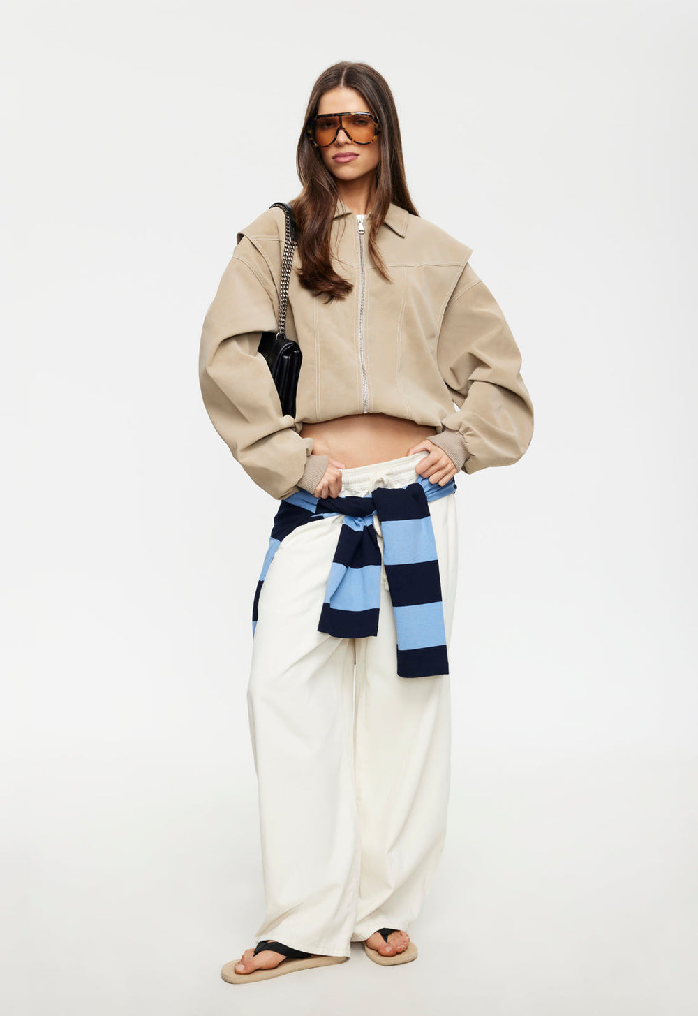 VISTA BOMBER - LATTE Lioness Fashion