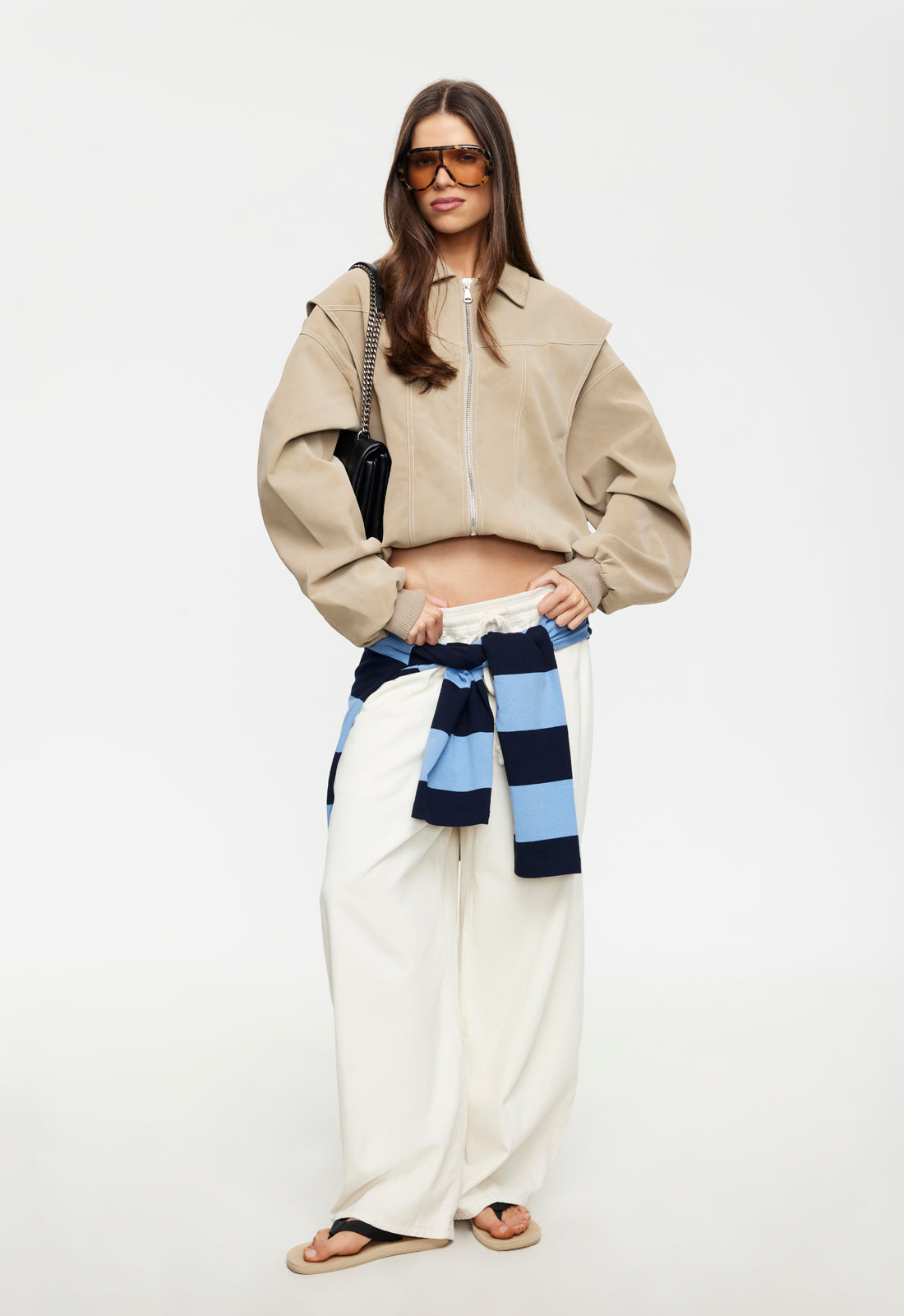 VISTA BOMBER - LATTE Lioness Fashion