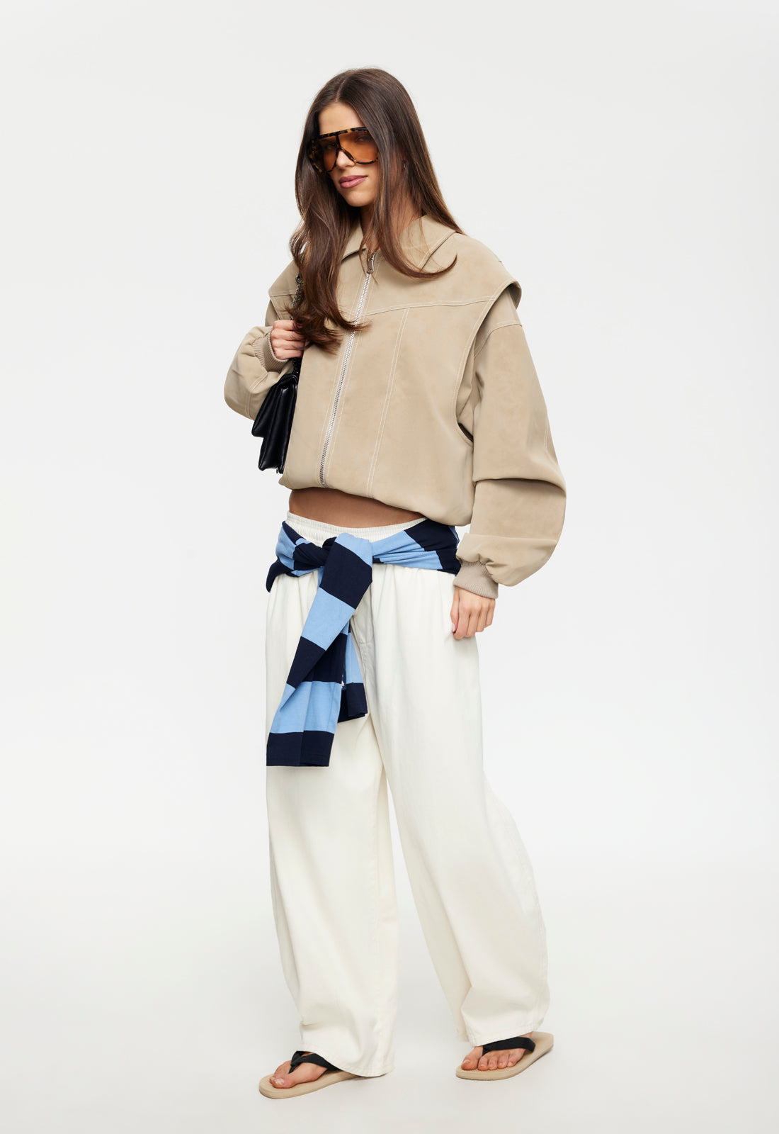 VISTA BOMBER - LATTE Lioness Fashion