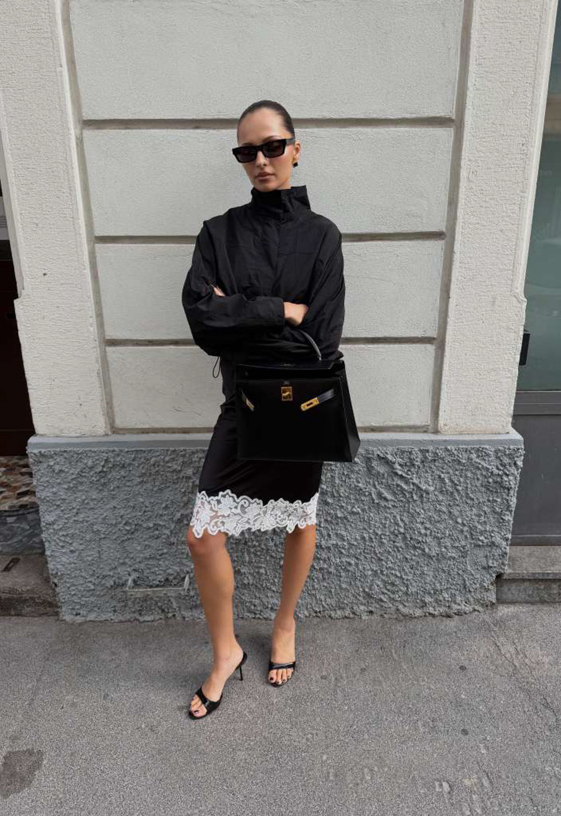 SHORELINE WINDBREAKER - NOIR Lioness Fashion