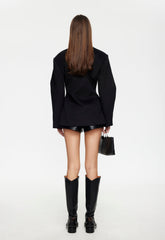 HEART SHAPED COAT - ONYX Lioness Fashion