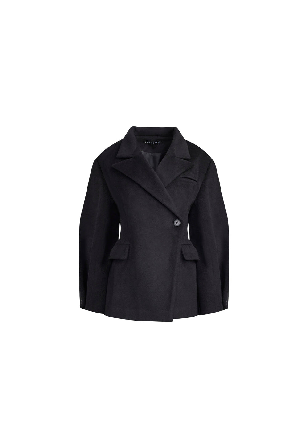 HEART SHAPED COAT - ONYX Lioness Fashion