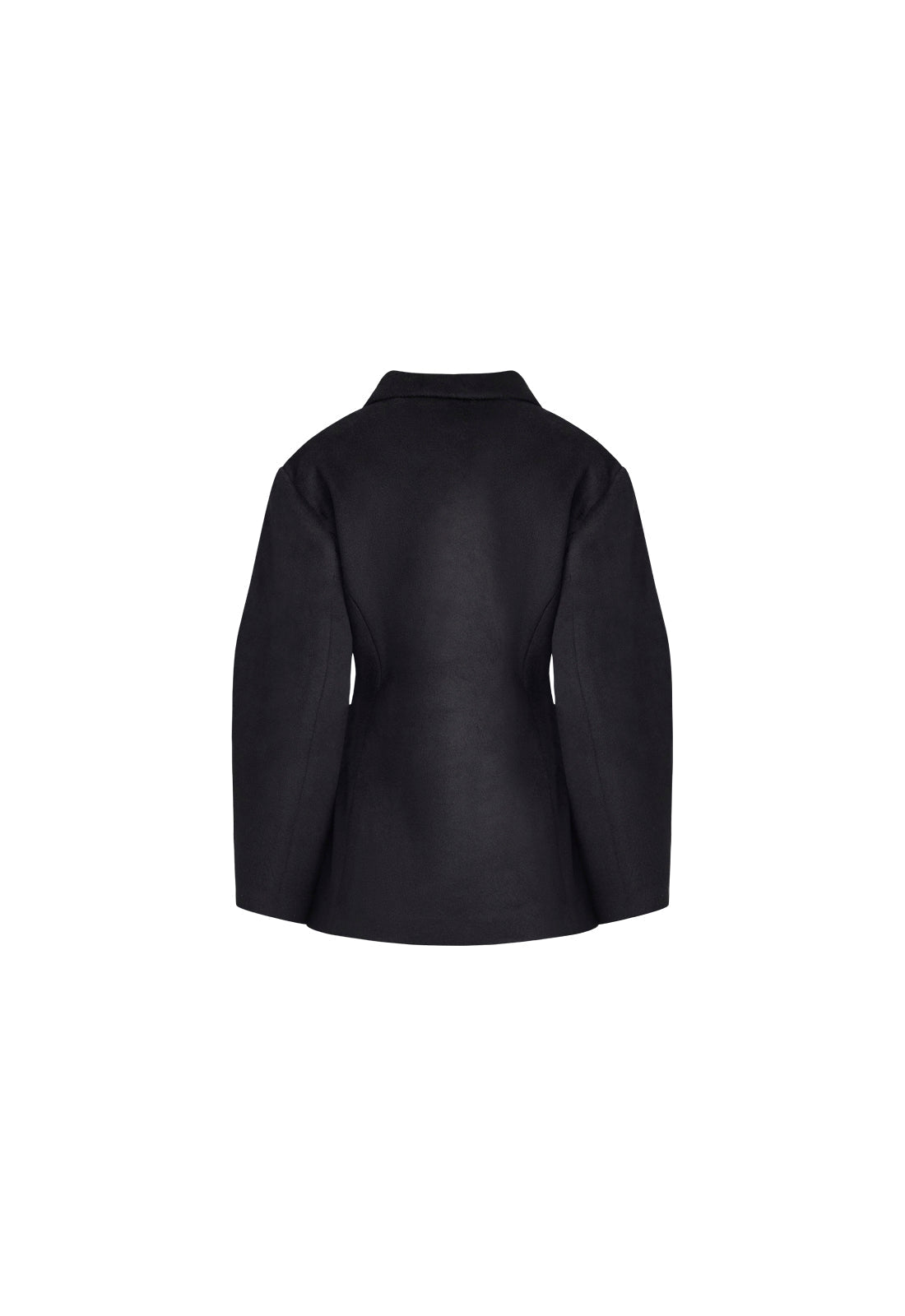 HEART SHAPED COAT - ONYX Lioness Fashion