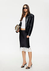 ANCHORED MIDI SKIRT - NOIR Lioness Fashion