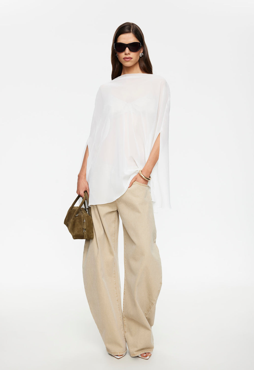 Aura Poncho - Porcelain Lioness Fashion