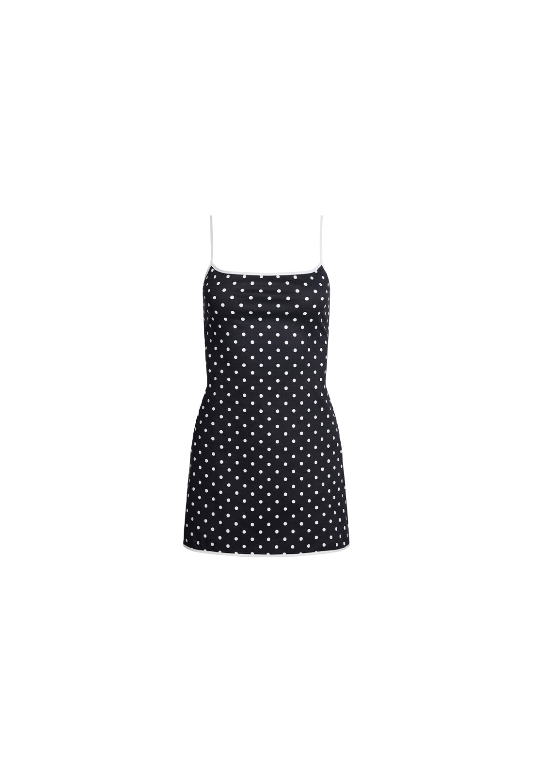 VOYAGE MINI DRESS - NOIR POLKA Lioness Fashion