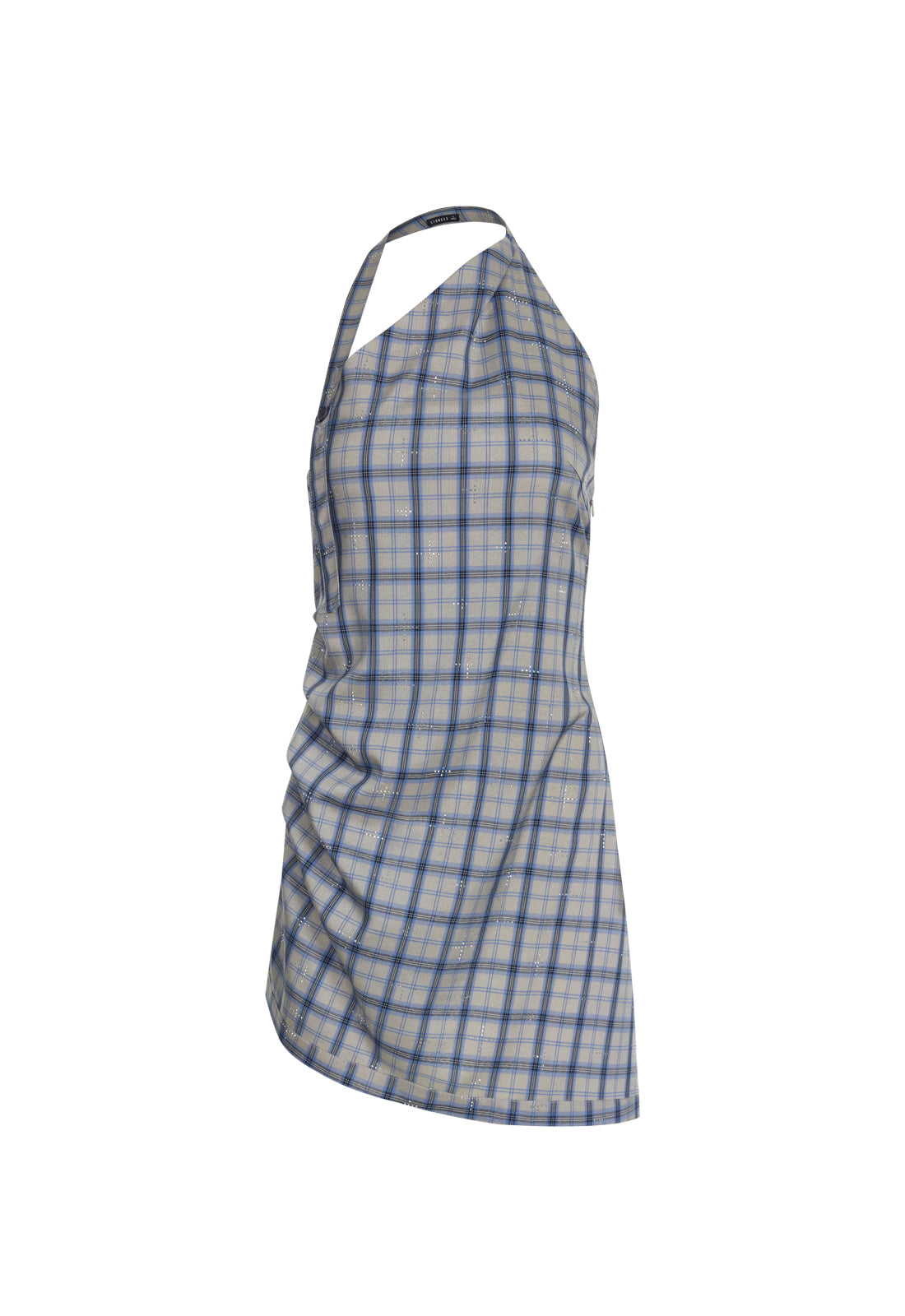 Moonlight Mini Dress - Ash Plaid Lioness Fashion