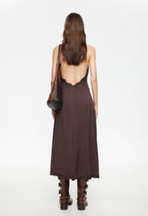Stars Align Midi Dress - Brown Lioness Fashion