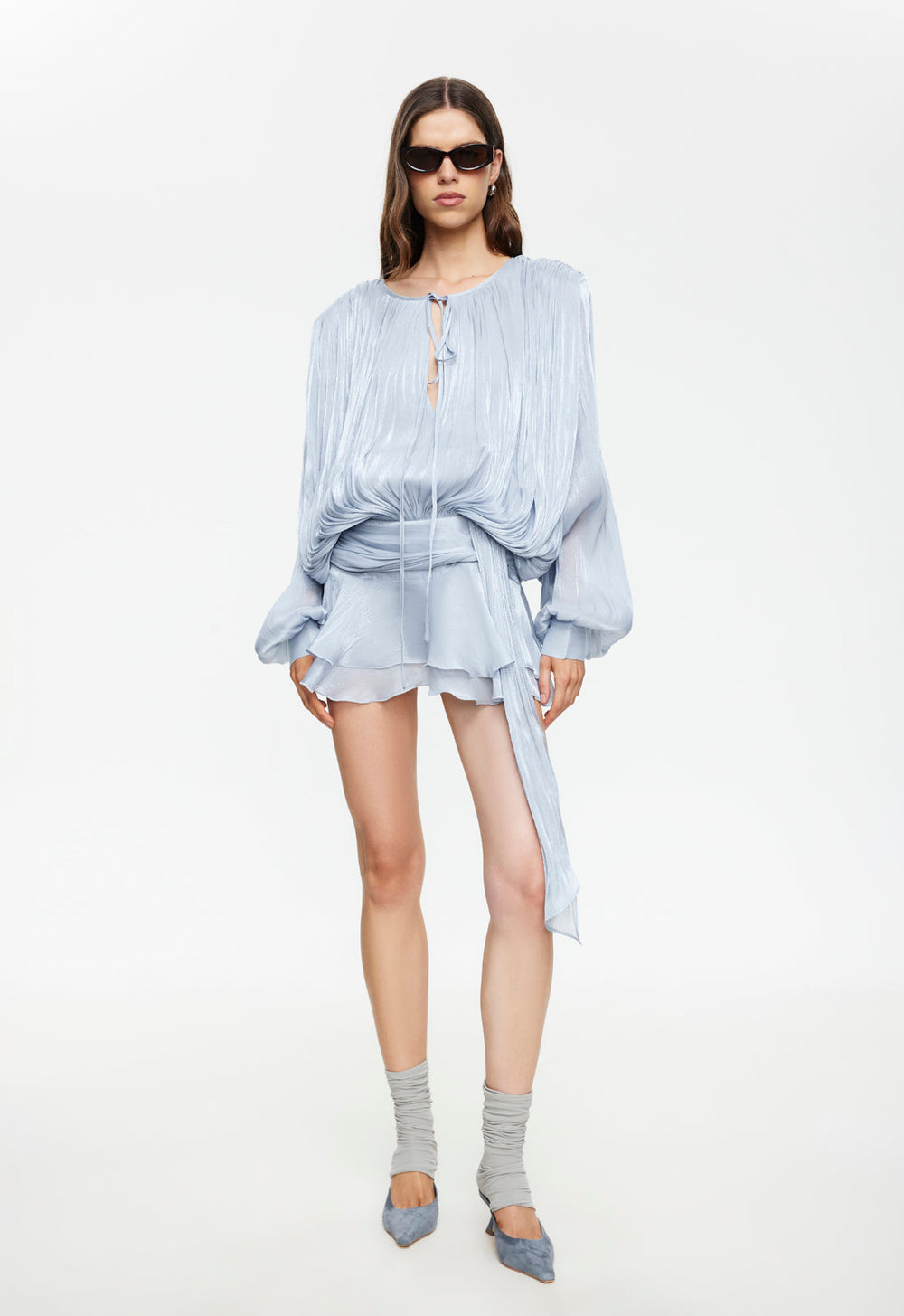 Elements Mini Dress - Baby Blue Lioness Fashion